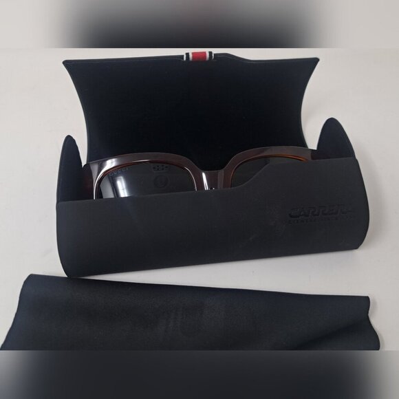 Gucci Womens Sunglasses Havana Green Gold Big Logo Square GG0142SA 002 55-20-140 - Picture 16 of 16